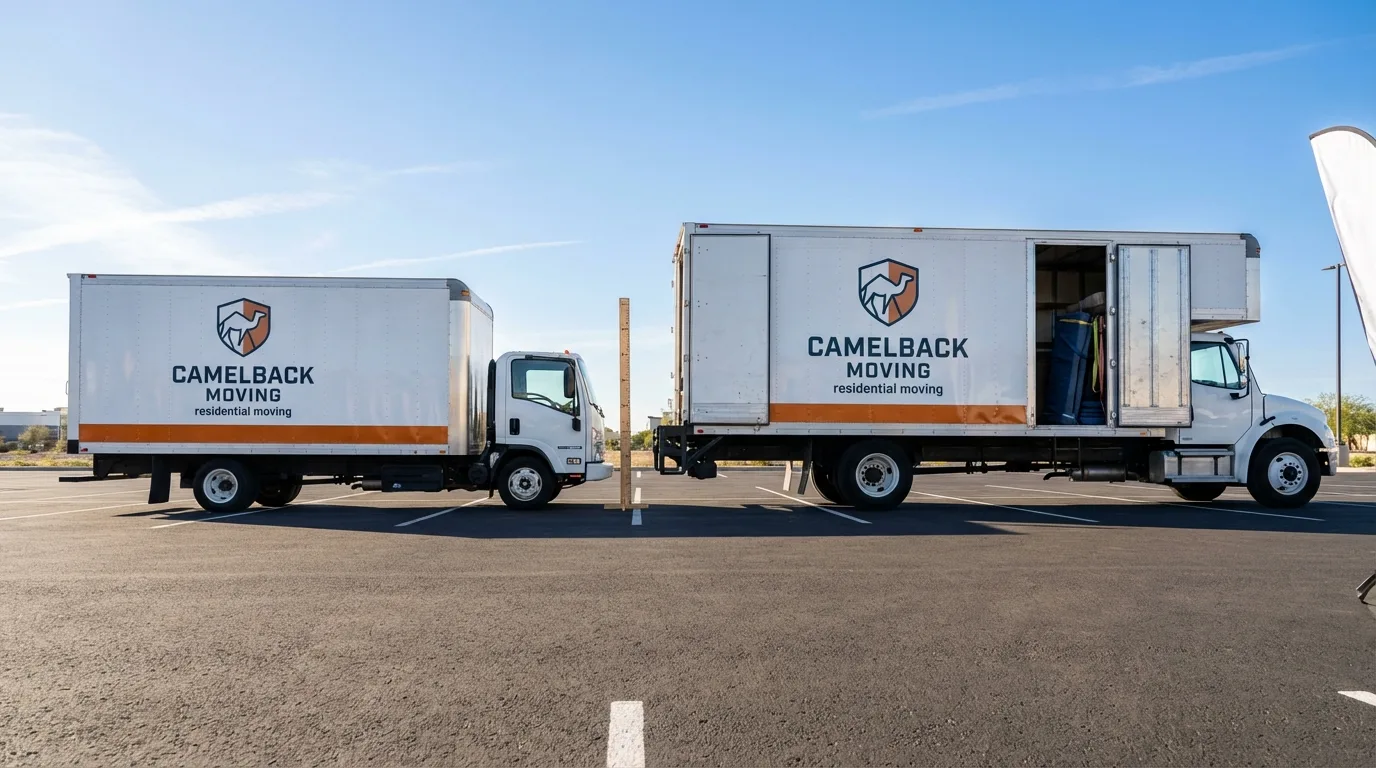 Moving truck size capacity guide in Goldens Bridge